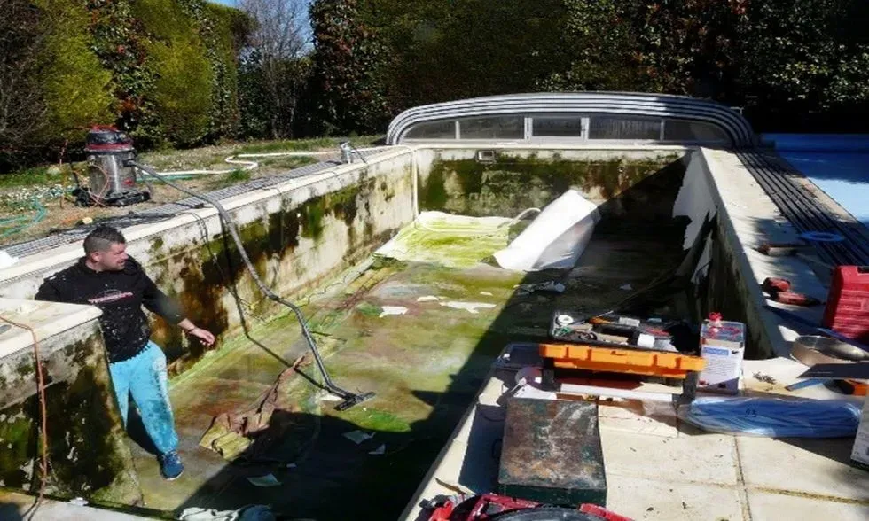 Rénovation de piscine près de Aubagne 