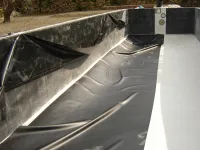 Installation de PVC armé et liner