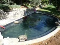 Installation de PVC armé et liner