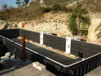 Installation de PVC armé et liner