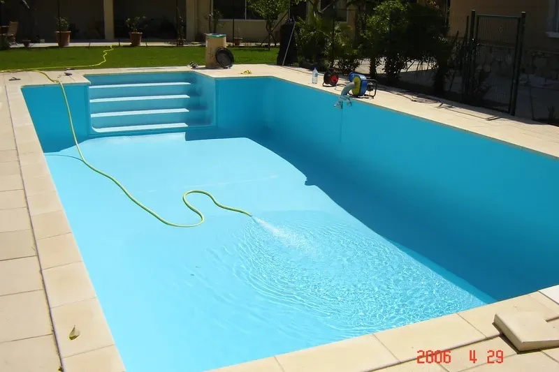 Installation de PVC armé et liner